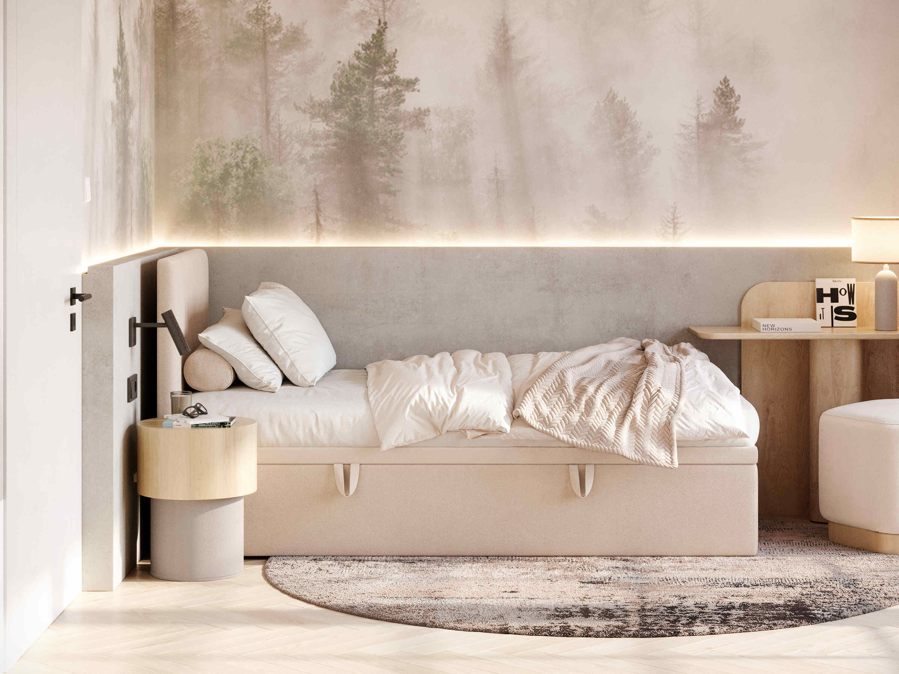 Łóżko młodzieżowe Stella kolory